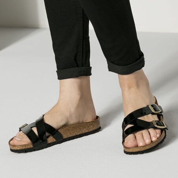 BIRKENSTOCK Narrow Yao sandals patent black SHOES CHOOSE SIZE main image 7